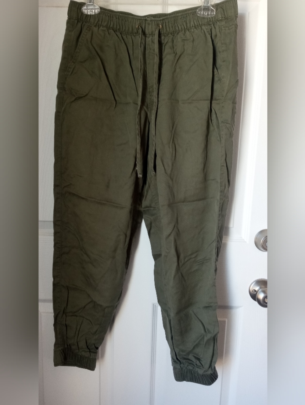 Nine West Olive Utility Jogger Pants